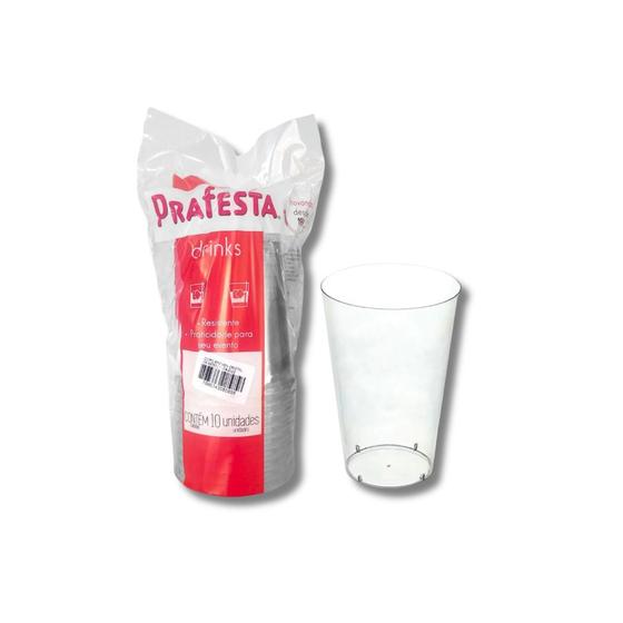 Imagem de Kit 1 pct. copo bremen cristal 300ml.  c/10 un. (prafesta)