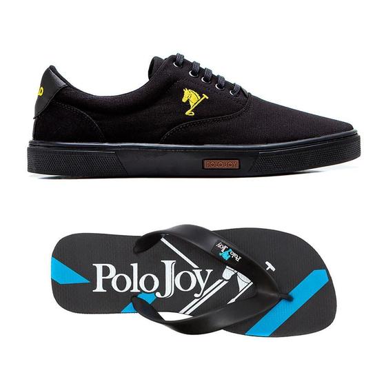 Imagem de Kit 1 Tênis Casual E 1 Chinelo Polo Joy