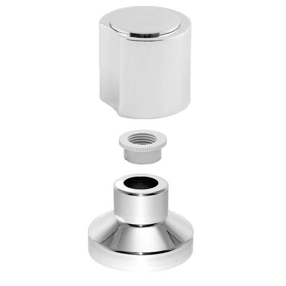Kit 10 Acabamentos Para Registro Padrão Deca C40 1/2, 3/4 e 1" Pol. Menor preço em Kit 10 Acabamentos Para Registro Padrão Deca C40 1/2, 3/4 e 1" Pol.