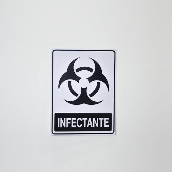 Imagem de Kit 10 Adesivos para Lixeira Lixo Infectante - 10 uni.