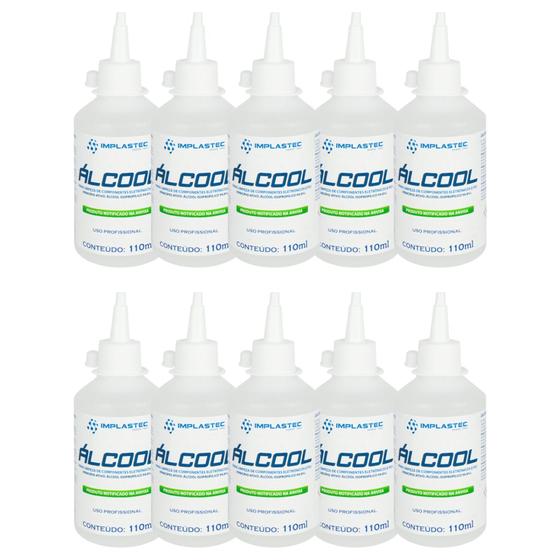 Kit 10 Álcool Isopropilico 110ml - 99,8% PCI Limpeza Eletrônica, Placas e Circuitos Menor preço em Kit 10 Álcool Isopropilico 110ml - 99,8% PCI Limpeza Eletrônica, Placas e Circuitos