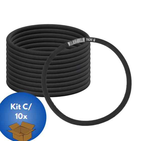 Imagem de Kit 10 Anéis De Borracha Para Vedação De Tudo PVC De Esgoto 6” Polegadas 150mm Tigre