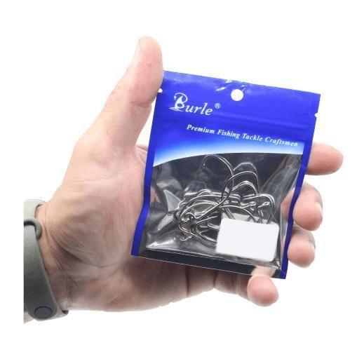 Imagem de Kit 10 Anzol Offset De Pesca Camarao Soft Bait Shad Grub