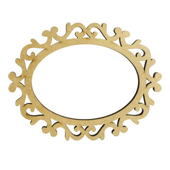 Kit 10 Aplique Moldura Arabesco Oval Vazada 10x7,5 Mdf Laser Cru Menor preço em Kit 10 Aplique Moldura Arabesco Oval Vazada 10x7,5 Mdf Laser Cru