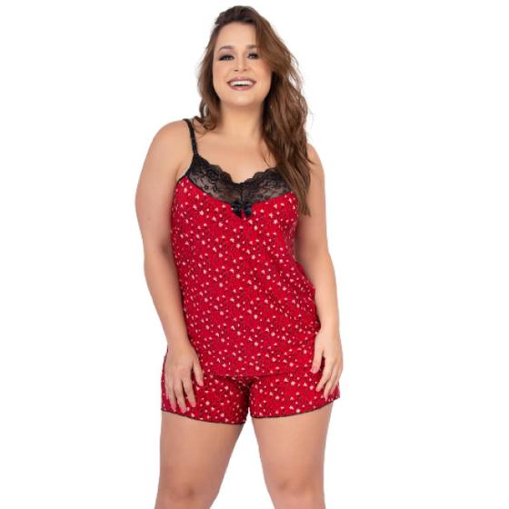 Kit 10 Baby Dolls Plus Size Renda Estampado Poá WLS Modas