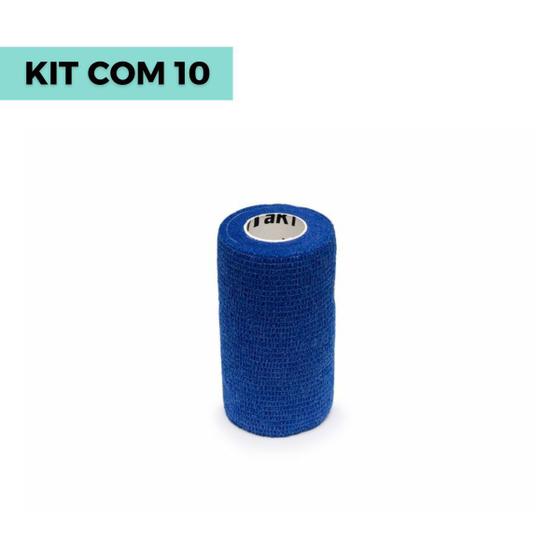 Imagem de Kit 10 Bandagens Elástica 10cm x 4,5mt - Vetcare
