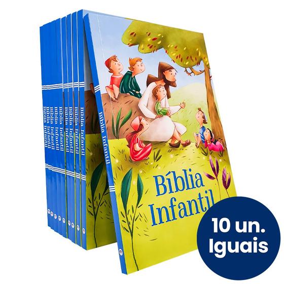 Imagem de Kit 10 Bíblias Infantil - Ciranda Cultural  Brochura