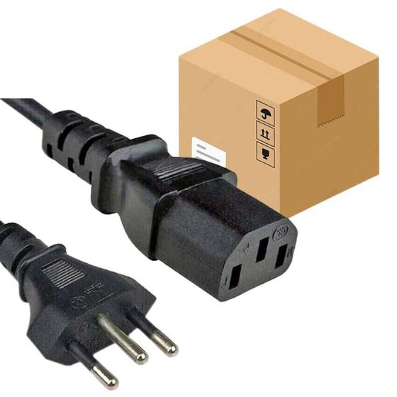 Kit 10 Cabo de Força Atx 2P+T Bivolt 127/220v Reforçado para Fonte Pc Tv Impressoras 1,5 Metros Preto Menor preço em Kit 10 Cabo de Força Atx 2P+T Bivolt 127/220v Reforçado para Fonte Pc Tv Impressoras 1,5 Metros Preto