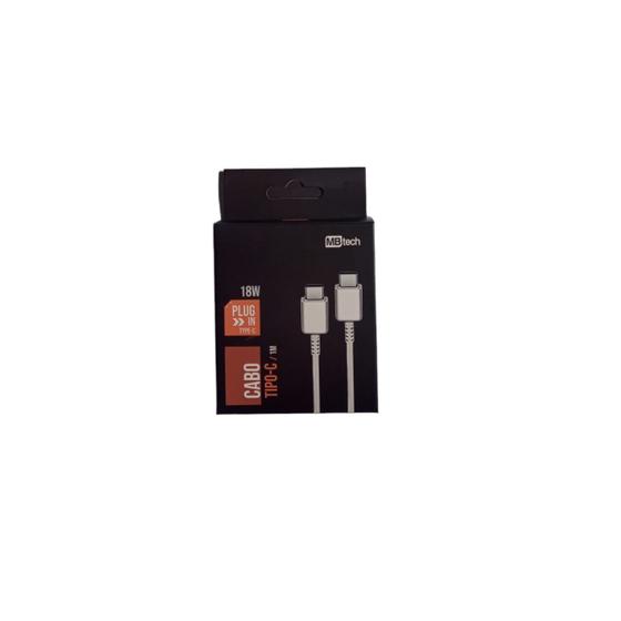Imagem de Kit 10 Cabos Carregado e Dados USB Entrada e Saída Tipo C