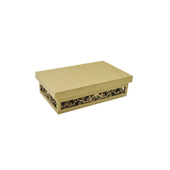 Kit 10 Caixa Retangular Tampa Sapato Arabesco Com Passaro P 23x14x6 Mdf Madeira Menor preço em Kit 10 Caixa Retangular Tampa Sapato Arabesco Com Passaro P 23x14x6 Mdf Madeira