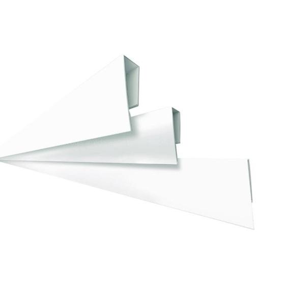 Imagem de Kit 10 Caixas com 90 M Rodaforro Perfil U Polifort para Acabamento Lateral 8mm X 3cm X 3,00m (barra)