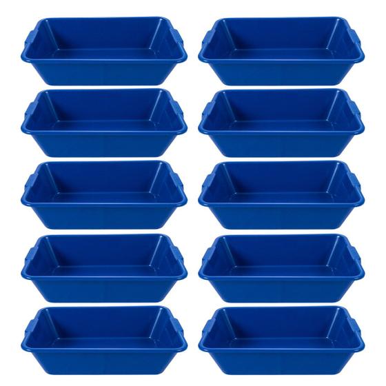 Imagem de Kit 10 Caixas de Massa Azul 20 litros Afort