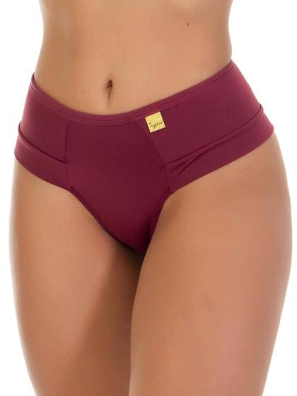 Imagem de Kit 10 Calcinha Cinta Algodão Confortável Microfibra Lingerie Feminina SKU-0015K10