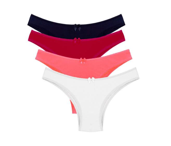 Imagem de Kit 10 Calcinha Tanga Em Microfibra com Forro de Algodao Lingerie Luxo Premium