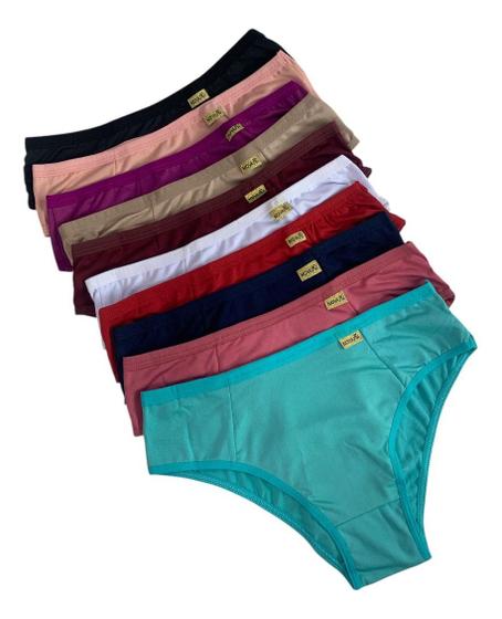 Imagem de Kit 10 Calcinhas Feminina Confortável