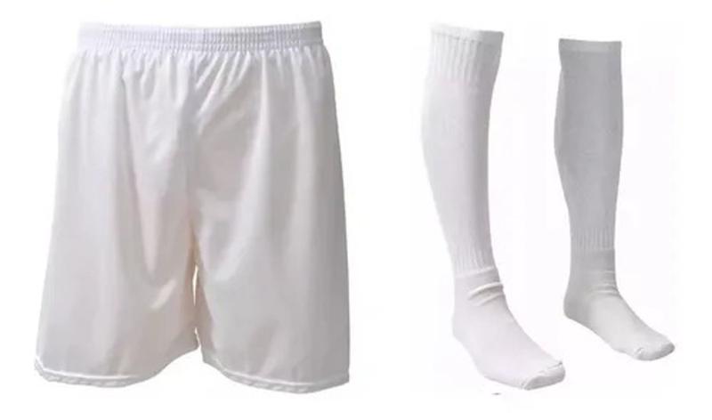 Kit 10 Calções Fut Com Forro + 10 Pares Meião Profissional é ruim? Kit 10 Calções Fut Com Forro + 10 Pares Meião Profissional é boa?