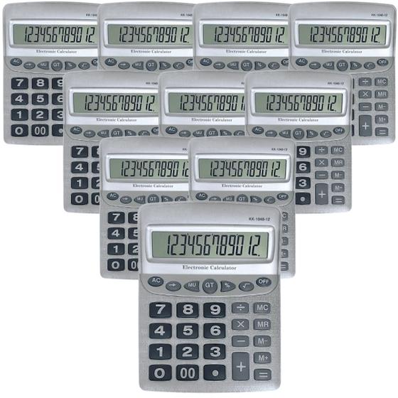 Imagem de Kit 10 Calculadora Grande Gigante Problema Visão Idoso