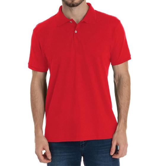 Imagem de Kit 10 Camisas Polo Masculina Camiseta Gola Atacado Uniforme