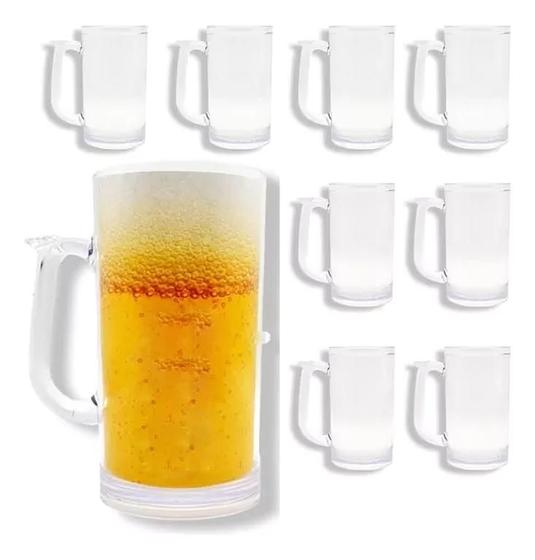 Kit 10 Canecas Chopp 1 Litro Cerveja Festa Churrasco Bares - Cdi ...