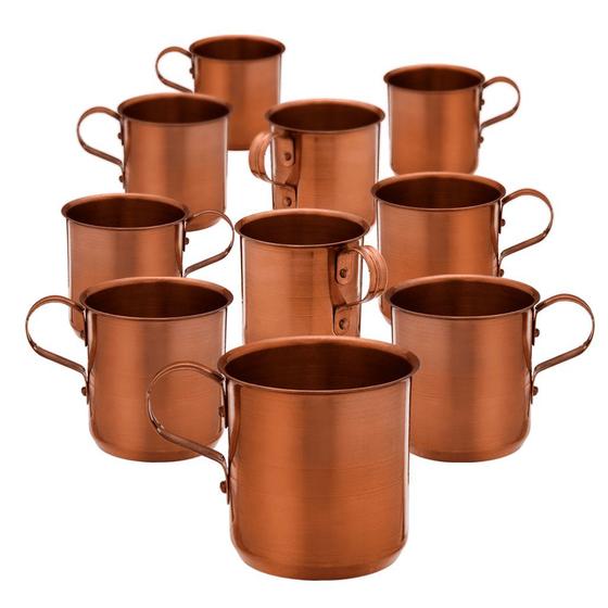 Imagem de Kit 10 canecas moscow mule 350 ml