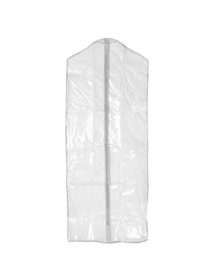 Imagem de Kit 10 Capa Com Zíper 1,50 Para Ternos E Roupas Transparente