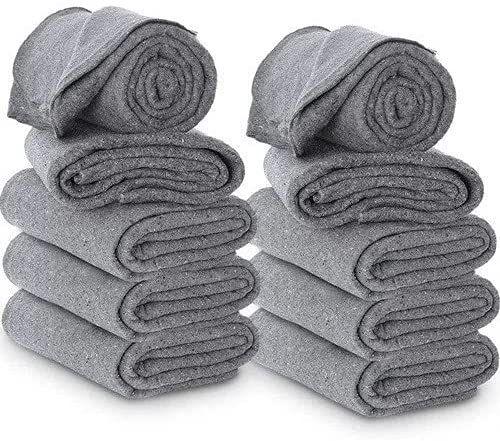 Imagem de Kit 10 Cobertor Popular de Casal Manta 1,60m x 1,90m Doação Quentinho