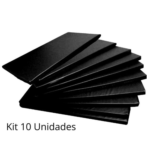 Imagem de Kit 10 Colchonete Em Espuma 20mm Para Academia Treino Funcional Ginástica Yoga Pilates Tapete Fitness