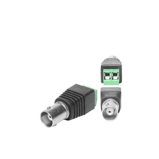 Imagem de Kit 10 Conector Bnc Borne macho /Femea Para Cftv Camera