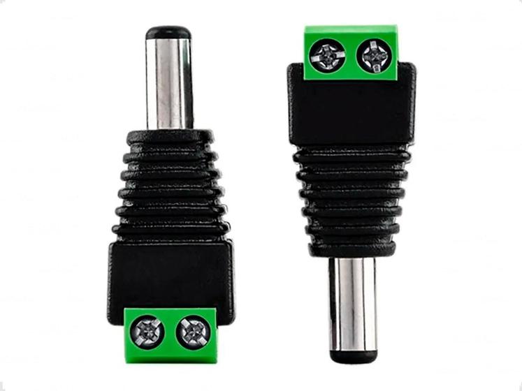 Imagem de Kit 10 Conector Plug P4 Macho Com Borne