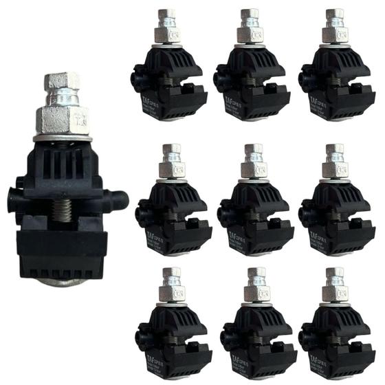 Imagem de Kit 10 Conectores Derivação Perfurante CDP 10 a 95mm 1,5 a 10mm TAF