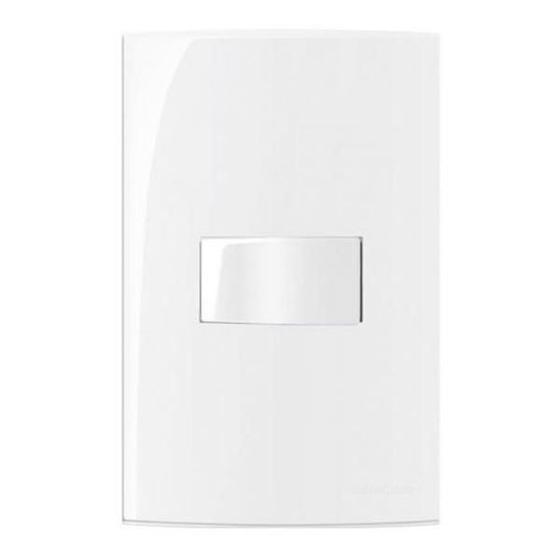Imagem de Kit 10 Conjuntos 1 Interruptor Simples 10A 250V 4X2 Br Sleek
