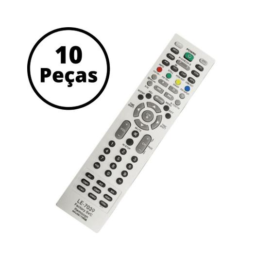 Imagem de Kit 10 Controle De Serviço Compatível Tv Mkj3917082