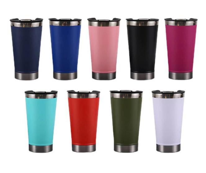 Kit 10 Copo Térmico 473ml Com Tampa E Abridor Para Cerveja - Gn Menor preço em Kit 10 Copo Térmico 473ml Com Tampa E Abridor Para Cerveja - Gn