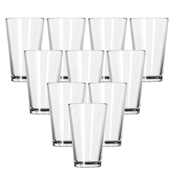 Imagem de Kit 10 Copos Londres Vidro Resistente 240ML Ideal Restaurante