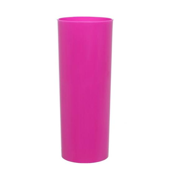 Imagem de KIT 10 Copos Long Drink 350ml Acrilico Premium Liso Sem Gravar