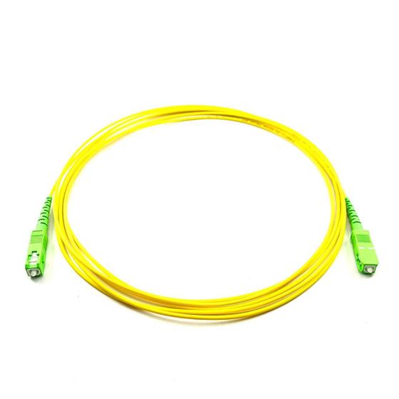 Imagem de Kit 10 Cordão Optico Patch Cord Fibra Optica Scapc 3M Metros