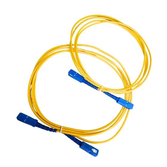 Imagem de Kit 10 Cordao Optico Simplex Sc/Upc Sc/Upc - Fibra Óptica