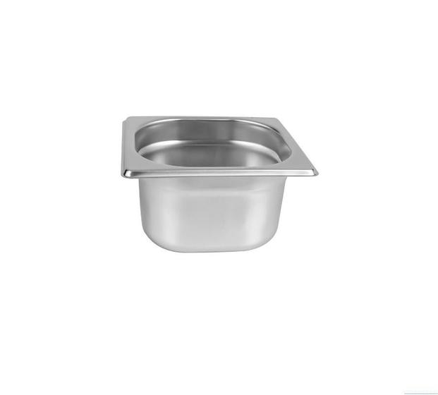 Imagem de Kit 10 Cubas Gastronomica Inox GN 1/6x100mm (176x162mm) - Brasinox