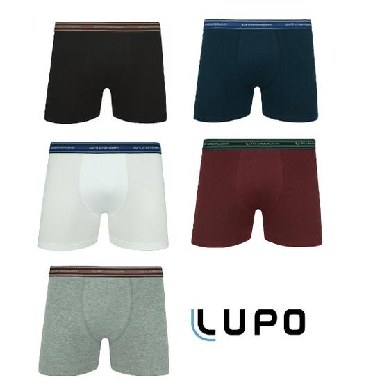 Kit 10 cuecas boxer infantil lupo algodão cotton 141 Menor preço em Kit 10 cuecas boxer infantil lupo algodão cotton 141