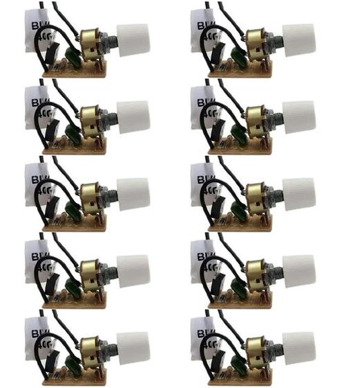 Imagem de Kit 10 dimer com off 400 w biv branco 600 rima