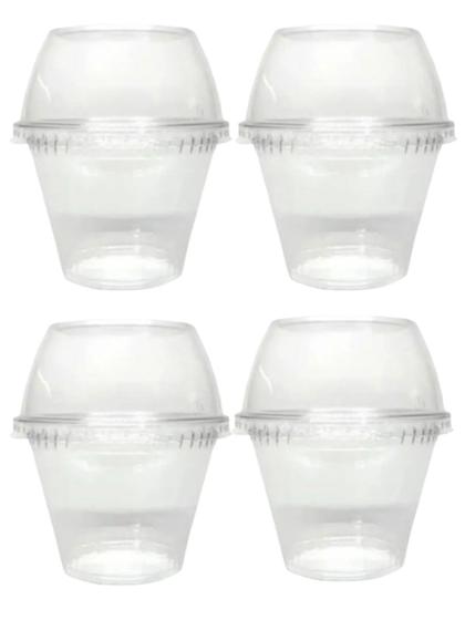 kit 10 Embalagem copo da felicidade 250ml tampa bolha G677 - Blook Imagem de kit 10 Embalagem copo da felicidade 250ml tampa bolha G677