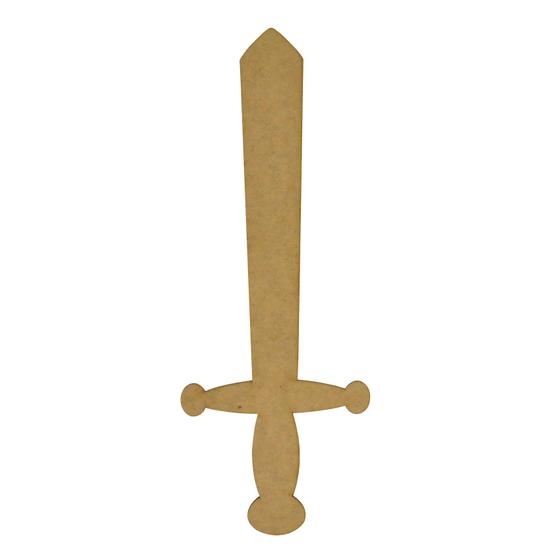 Imagem de Kit 10 Espada Para Lembrancinha ou Decoração 40cm Mdf Madeira