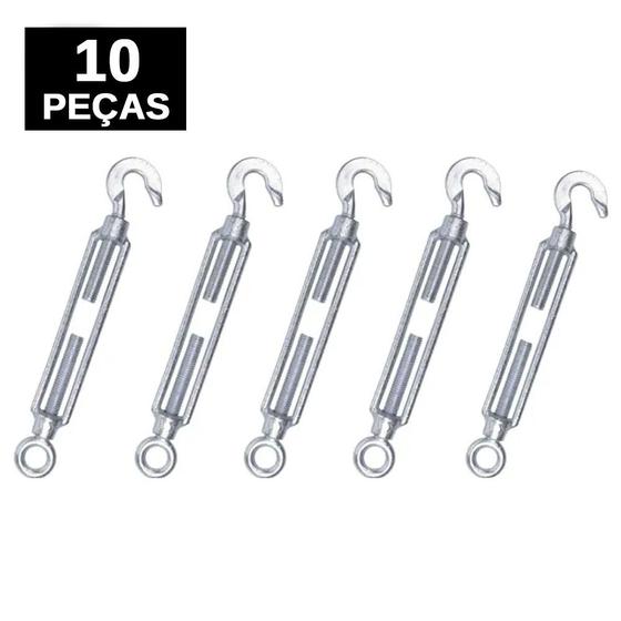 Kit 10 Esticador para Cabos de Aço Cordoalhas Cerca Esticar Tensionar 1/2 Polegadas (12,7mm) Menor preço em Kit 10 Esticador para Cabos de Aço Cordoalhas Cerca Esticar Tensionar 1/2 Polegadas (12,7mm)
