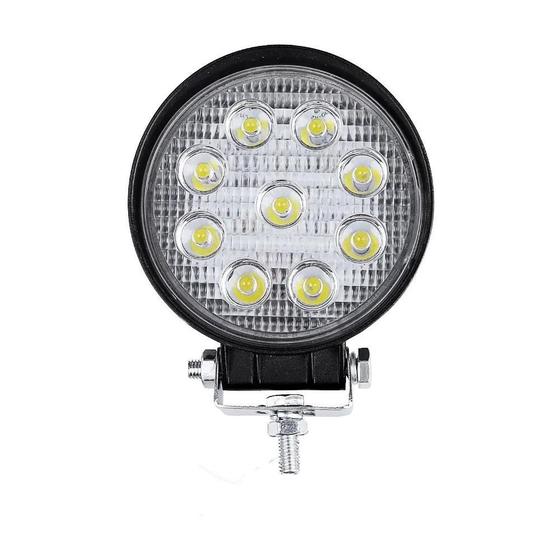 Kit 10 Farol de Milha 27w 9 Leds Redondo - Lumi - Farol de Milha ...