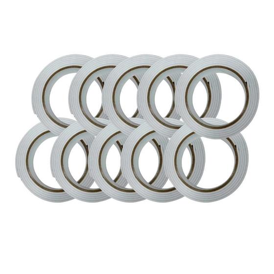 Imagem de Kit 10 Fita Dupla Face Acm 1.5M 19X2.4Mm Plus 1/1