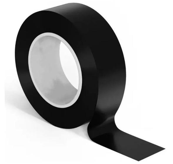 Kit 10 fita isolante preta 10m 0,13 x 18mm - FORCE LINE Imagem de Kit 10 fita isolante preta 10m 0,13 x 18mm