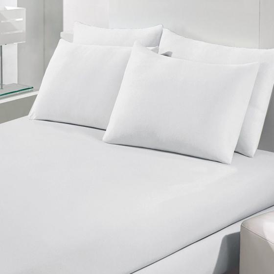 Kit 10 Fronhas 100% Algodão Percal 200 Fios com Bainha ( 5 PARES FRONHAS) BRANCO Menor preço em Kit 10 Fronhas 100% Algodão Percal 200 Fios com Bainha ( 5 PARES FRONHAS) BRANCO