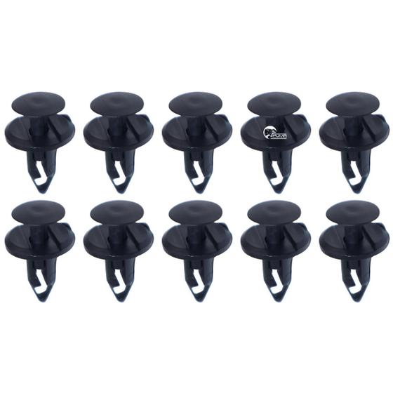 Imagem de Kit 10 Grampo Presilha Parachoque A3 A4 A5 A6 A8 Q3 Q5 RS3 RS4 RS5 RS6