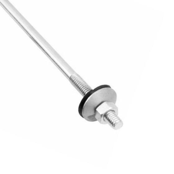 Imagem de Kit 10  Haste 1/4 X 300 Mm Zb Com Acessesórios De Fixação