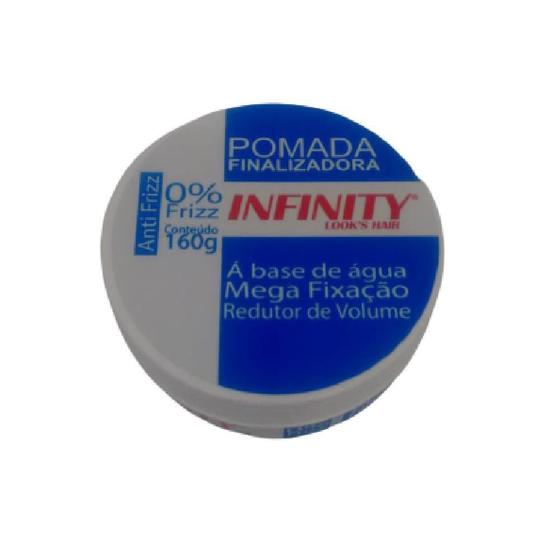 Kit 10 Infinity Hair Pomada Finalizadora Anti Frizz 160g Pomada para